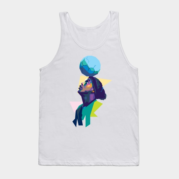 Ronaldinho in WPAP V2 Tank Top by can.beastar